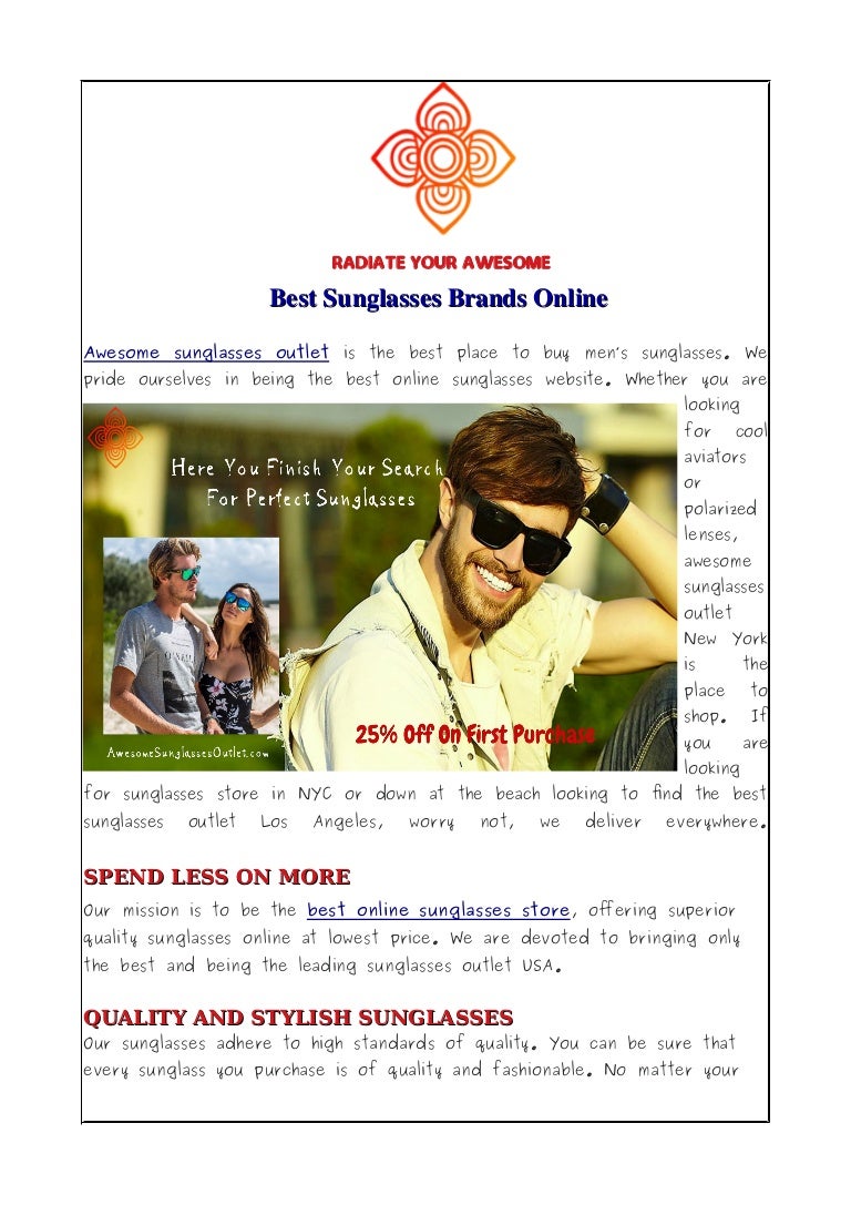 best quality sunglasses brands