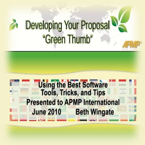 Best SW tools tricks tips_-apmp_intl_conference_wingate_june_2010