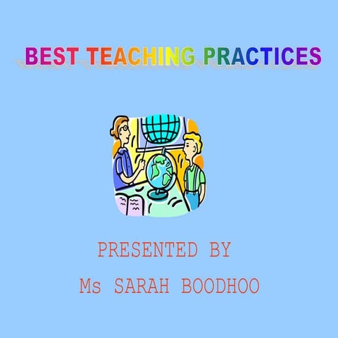Bestteachingpractices