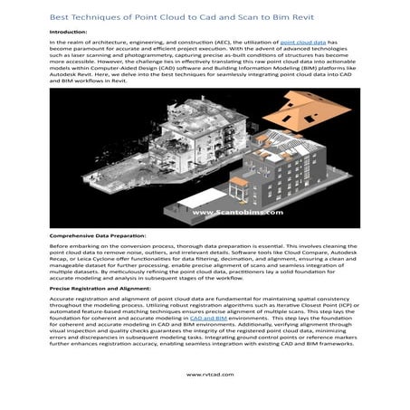Best Techniques of Point Cloud to Cad and Scan to Bim Revit.pdf