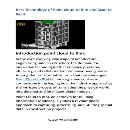 Best Technology of Point cloud to Bim and Scan to Revit.pdf