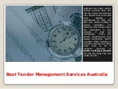 Best tender management services australia