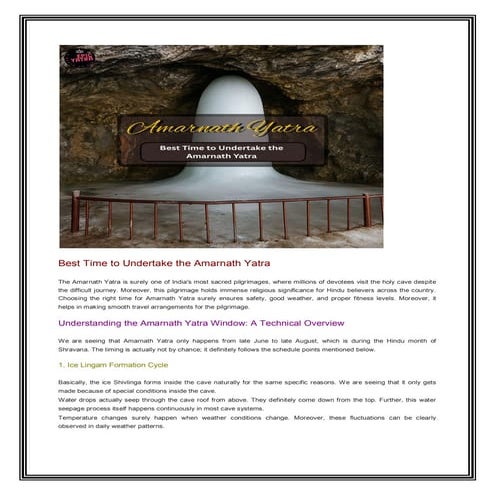 Best Time to Undertake the Amarnath Yatra.pdf