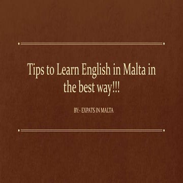 Best tips to learn English