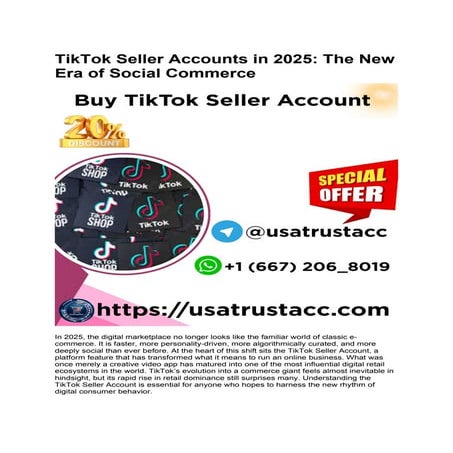 Best Top 9.99 TikTok Seller Account.docx
