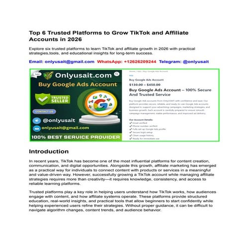 TikTok Mastery For Business | PDF