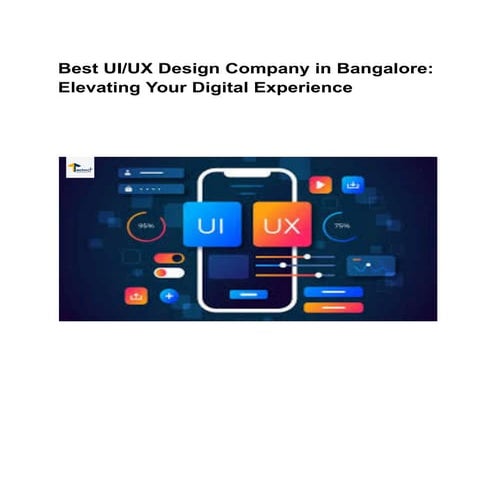 UI/UX Design Company in Coimbatore – Redefining Digital Interfaces | PPTX