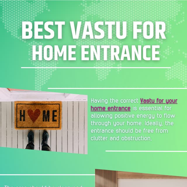 Best vastu for home entrance