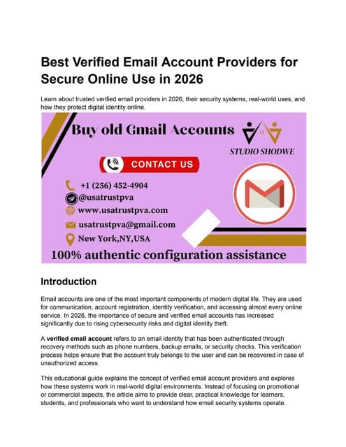 Top 3 Trusted Websites for Secure Email & Verified Account Services .pdf