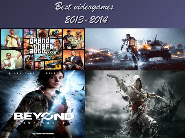 Best videogames 2013 2014