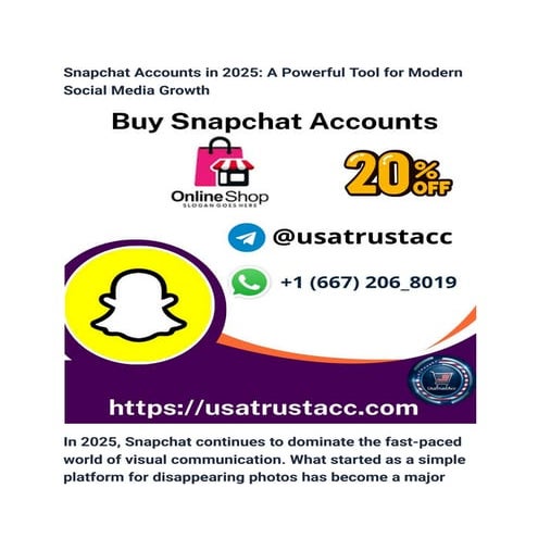 Best Ways to Get a Fully Verified Snapchat Account in 2025.pdf