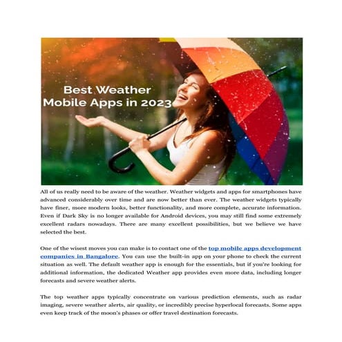 Best Weather Mobile Apps in 2023.pdf