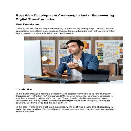 Best Web Development Company in India_ Empowering Digital Transformation.pdf