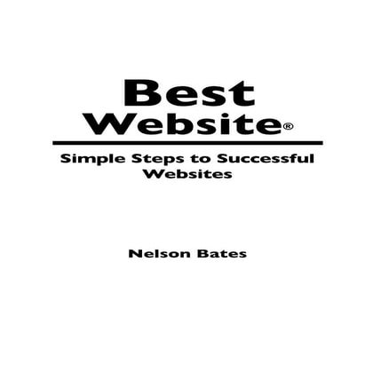 Simple Steps to Successful Websites.