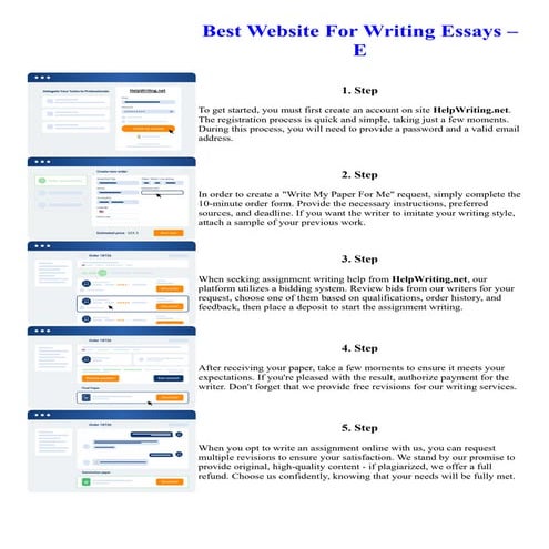 Best Website For Writing Essays E