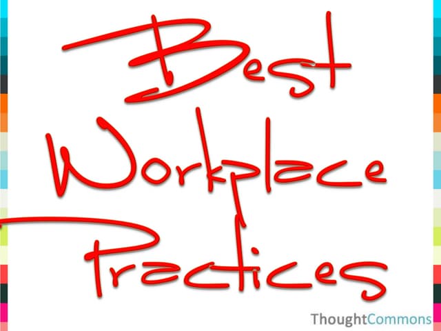 Best Workplace Practices