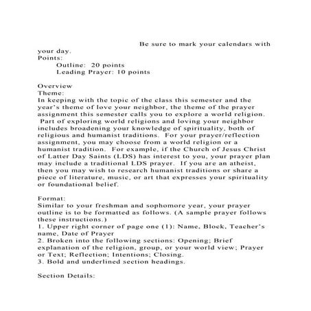 Be sure to mark your cale.docx