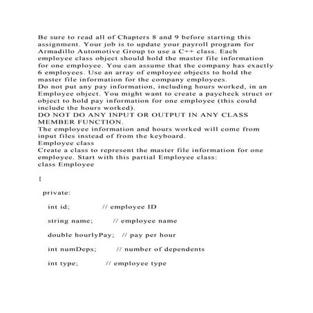 Be sure to read all of Chapters 8 and 9 before starting this assignm.docx