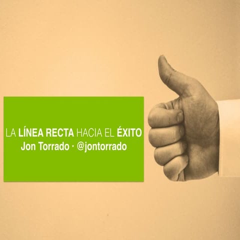 La línea recta hacia el éxito -  Jon Torrado - Betabeers Bilbao