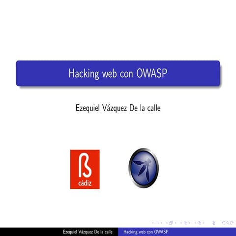 Hacking web con OWASP