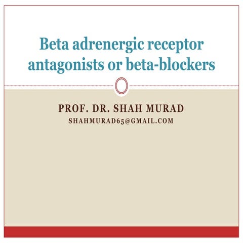 Beta blockers