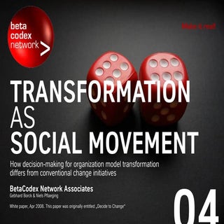 Transformation as Social Movement (...