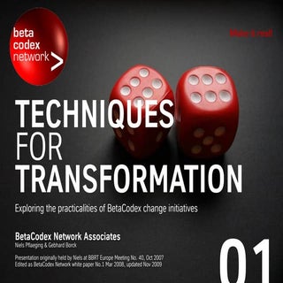 Techniques for Transformation (Beta...