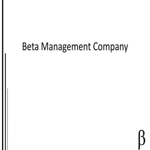 Beta management company
