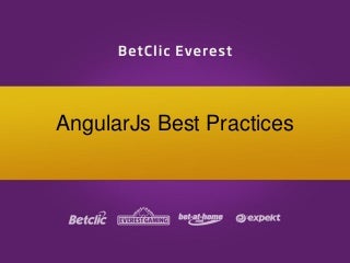 AngularJS Best Practices