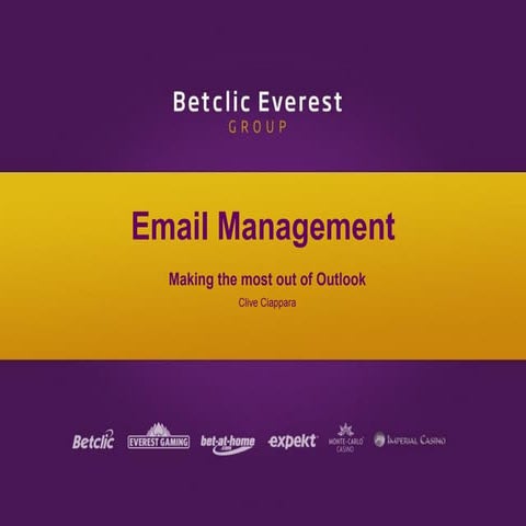 Email Management in Outlook