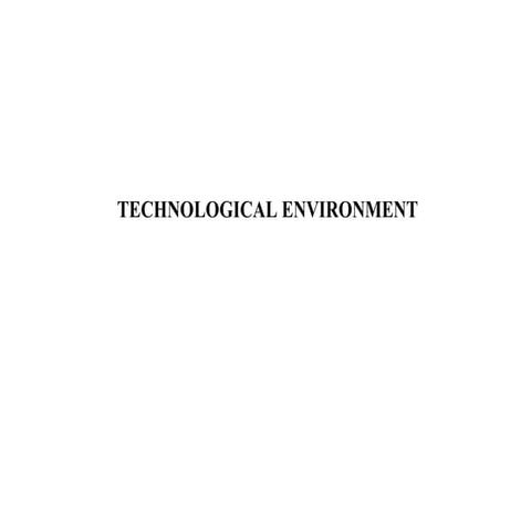 Be technological environment