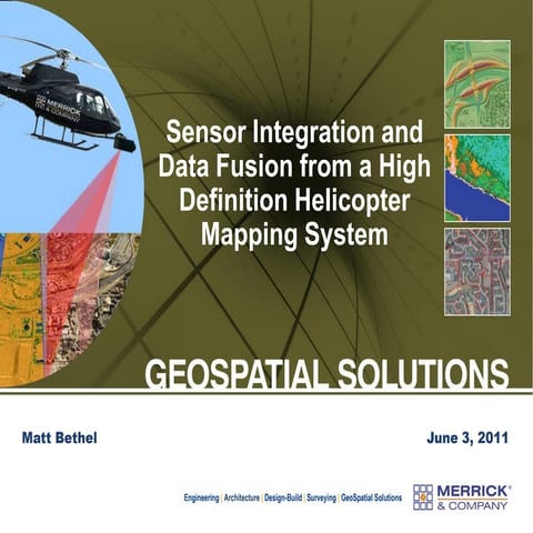 Sensor Integration and Data Fusion from a High Definition Helicopter Mapping ...