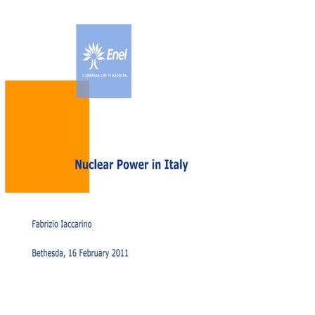 Nuclear Power in Italy