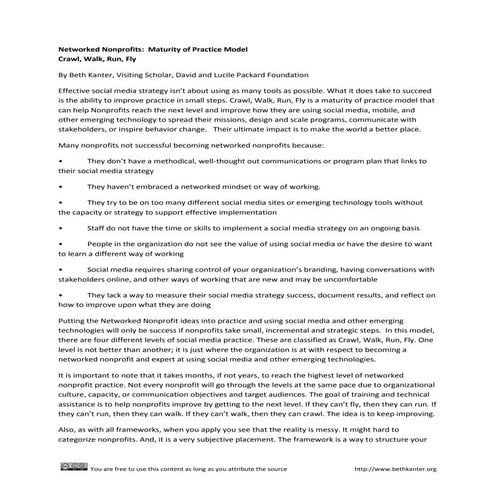 Crawl, Walk, Run, Fly