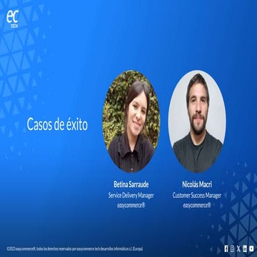 Betina Sarraude, Nicolás Macri - eRetail Week Blended [Professional] Experien...