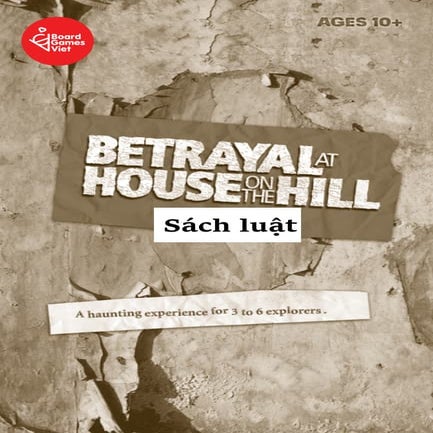Hướng dẫn luật chơi board game Betrayal at House on the Hill