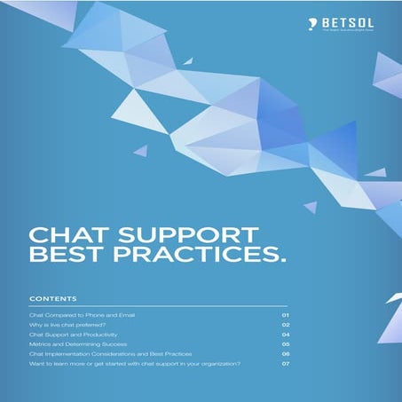 Chat Support Best Practices and Benchmarks - White Paper