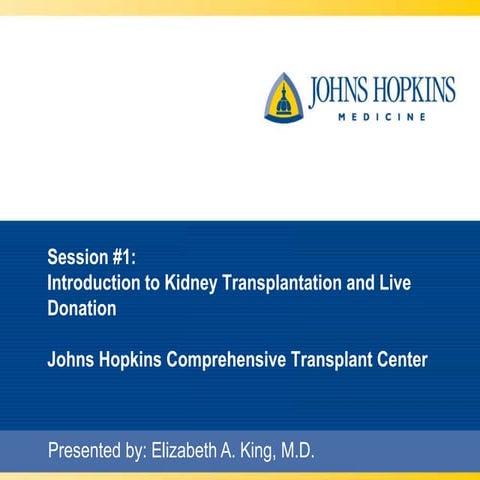 Kidney Transplantation | PPTX