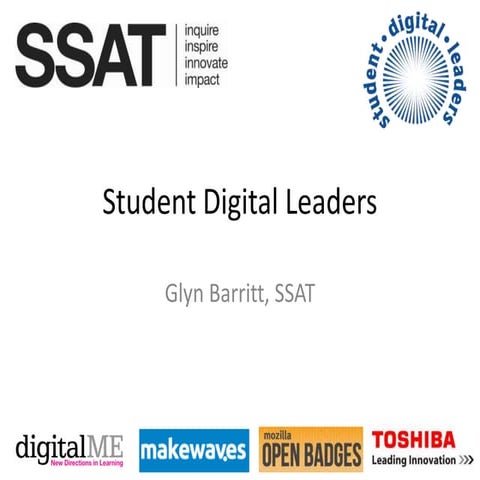 Why Student Digital Leaders?