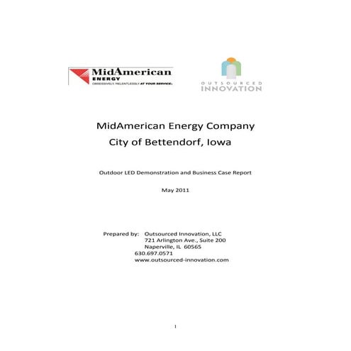 Outsourced Innovation Case Study-Bettendorf, Iowa