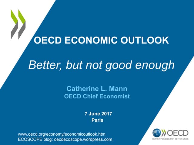 Better but not good enough OECD Eco...