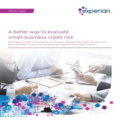 Experian and Equifax Business Credit Scoring | PPTX