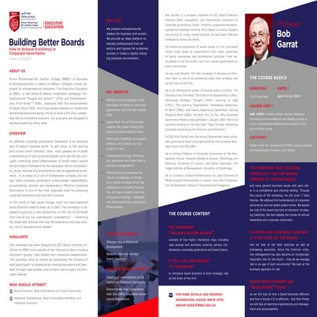 Building Better boards 