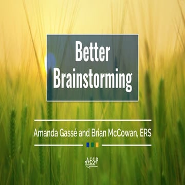 Better Brainstorming