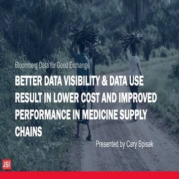 Better Data Visibility and Data Use Result in Lower Cost and Improved Perform...