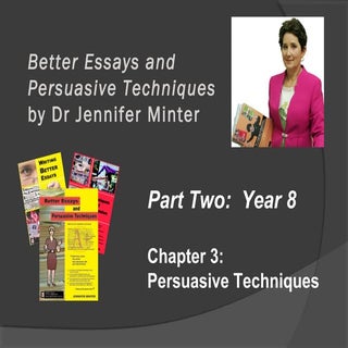 Better essays and techniques part 2