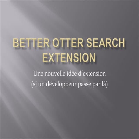 Better Otter Search Extension