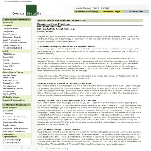 Better Productivity Through Technology