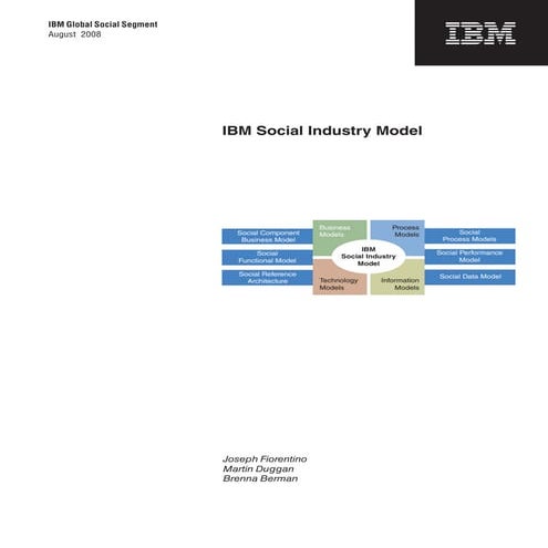 Better Social Services: IBM Social Industry Model