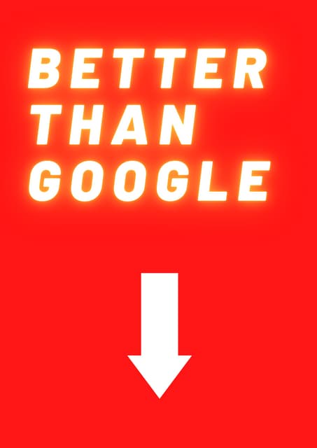 Better than Google. | PDF